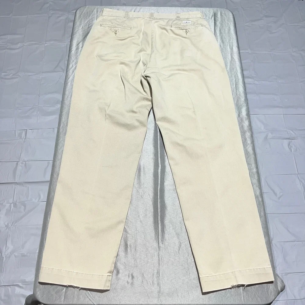 Polo Ralph Lauren Philip Pant Mens 36x34 Khaki Chino Cotton Straight Leg Beige